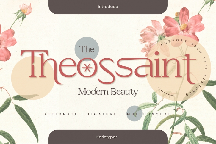 Theossaint Font Font Download