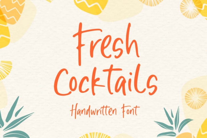 Fresh Cocktails Font Download