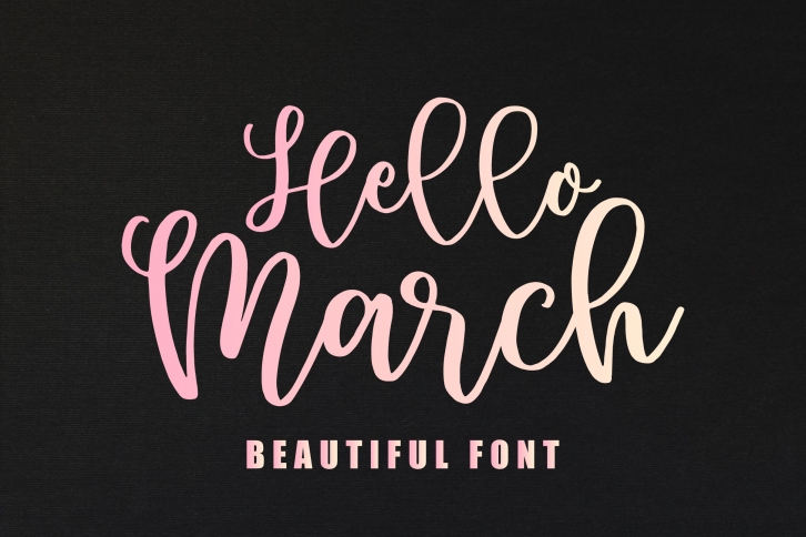 Hello March FREE Font Download