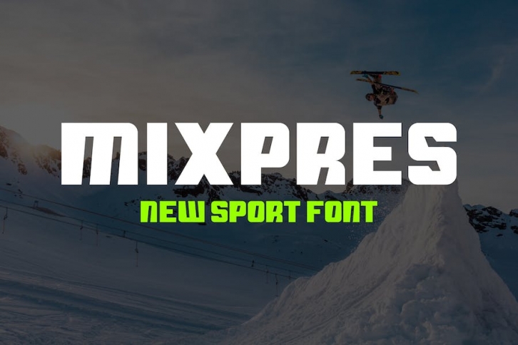 Mixpres  - Sport Font Font Download