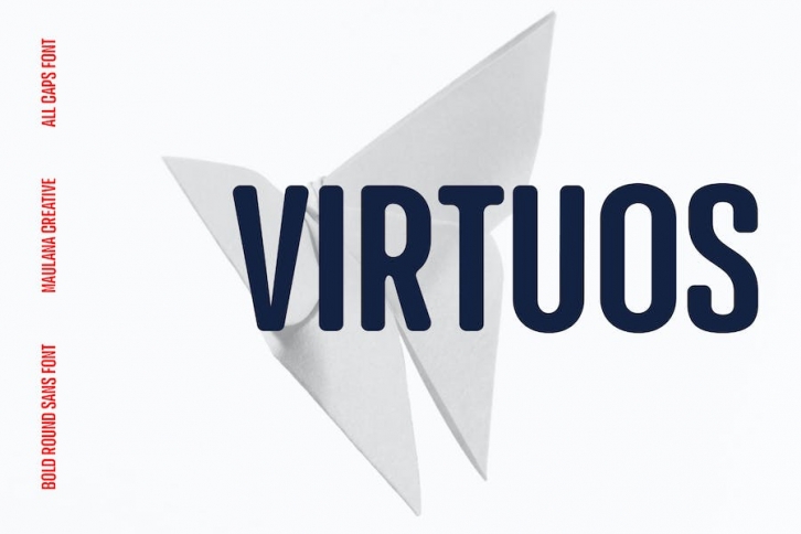 Virtuos Sans Display Font Font Download