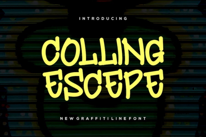 CollingEscepe - Graffiti Font Font Download