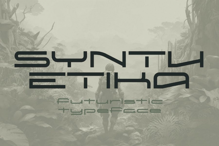 Synthetika - Futuristic Typeface Font Download
