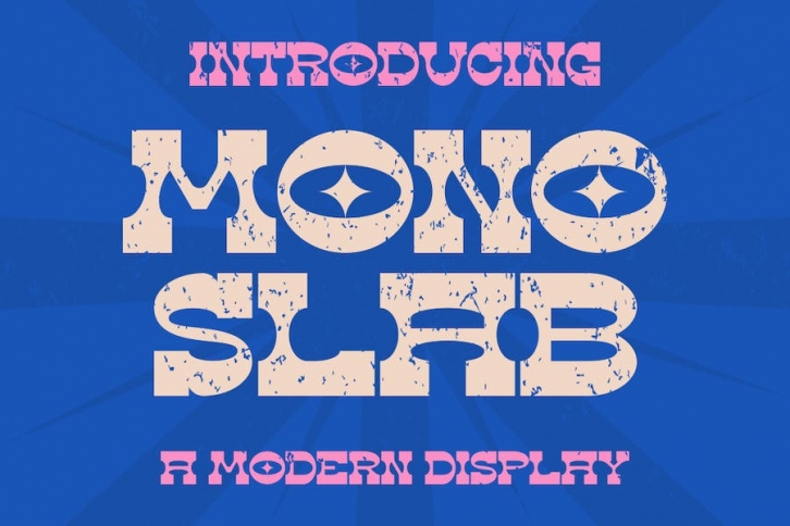 Mono Slab - A Modern Display Font Font Download