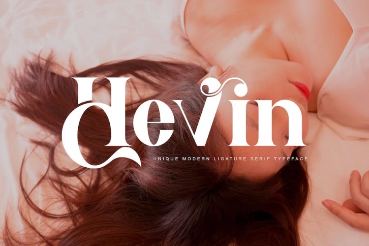 Hevin Ligature Serif Typeface Font Download