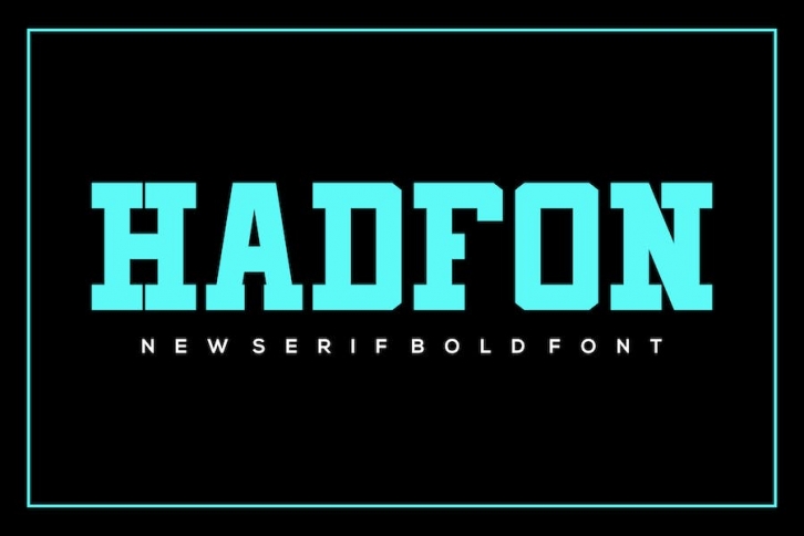 Hadfon-Bold Font Download