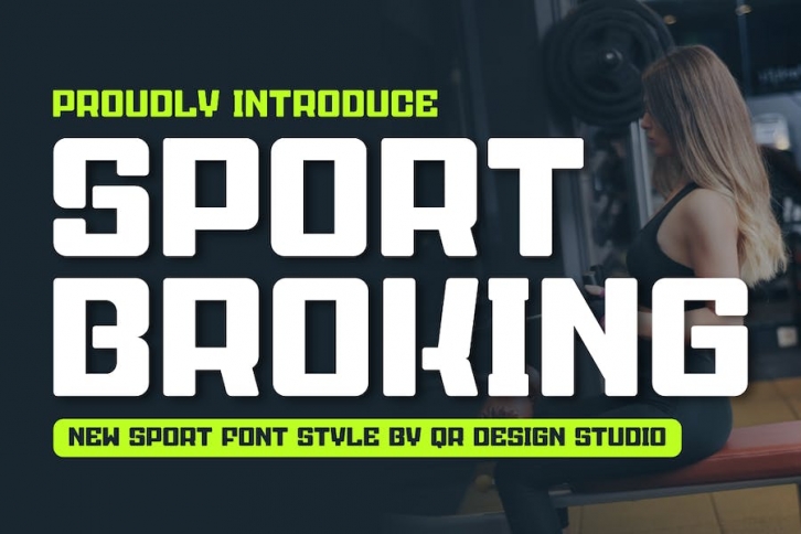 Sport Broking Font Download