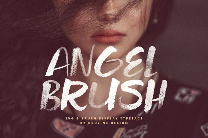 Angel Brush & SVG Font Font Download