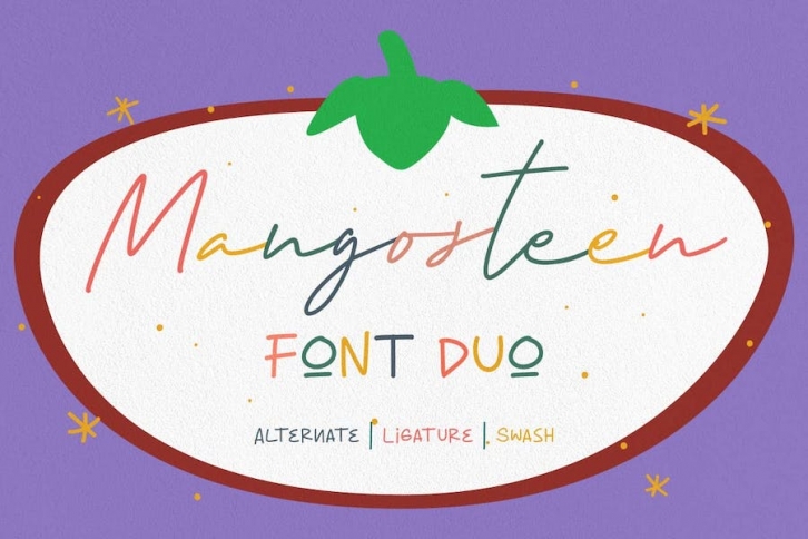 Mangosteen Font Duo Font Download