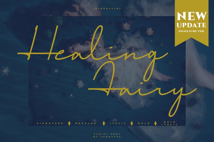 Healing Fairy Signature Font Download