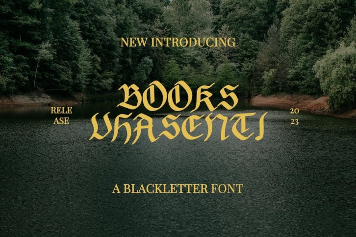 Books Vhasenti - Blackletter Font Font Download