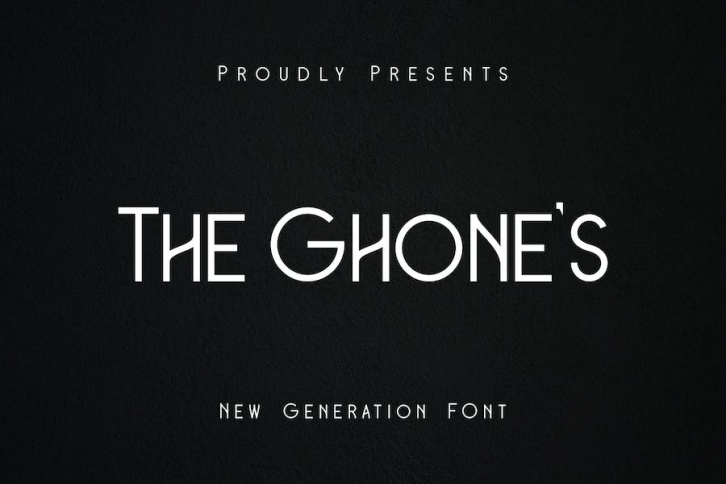 The Ghones Font Download