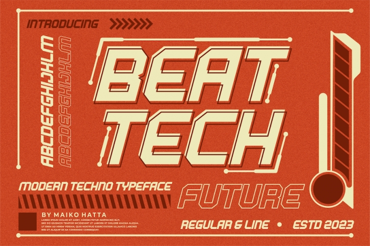 BEAT TECH FONT Font Download