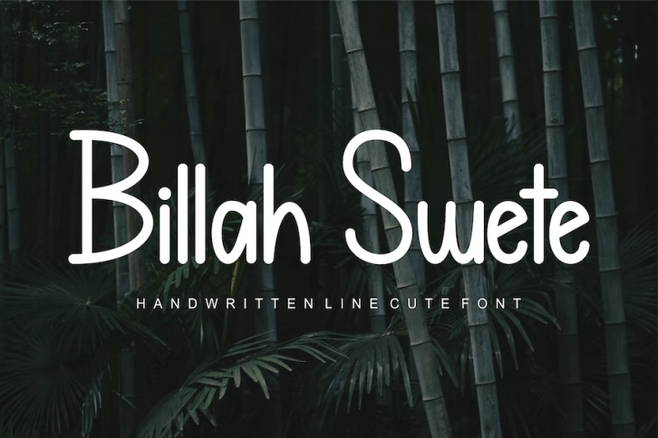 Billah Swete Font Download
