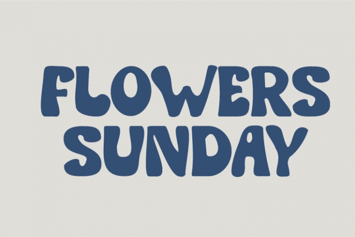 Flowers Sunday Font Download
