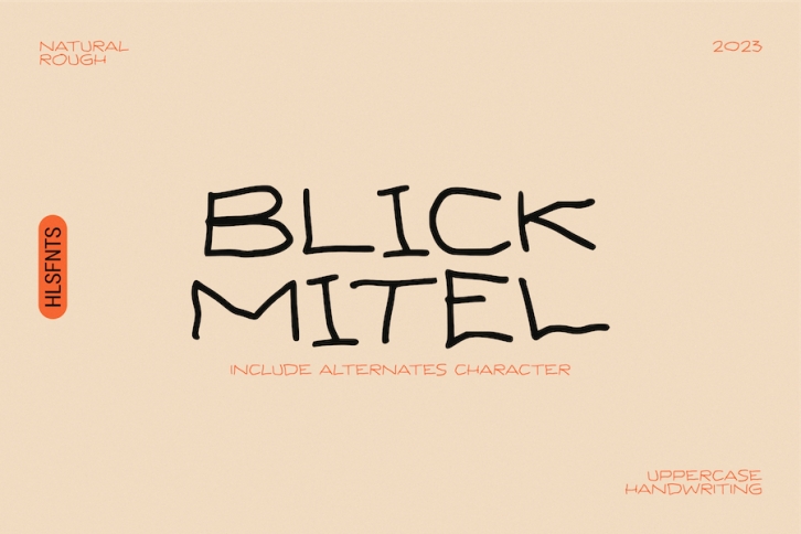 Blickmitel Handwritten Font Font Download