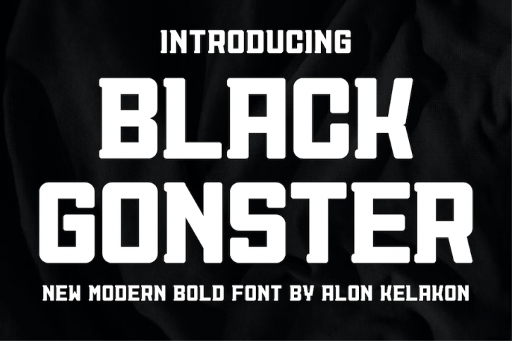 Black Gonster Font Download