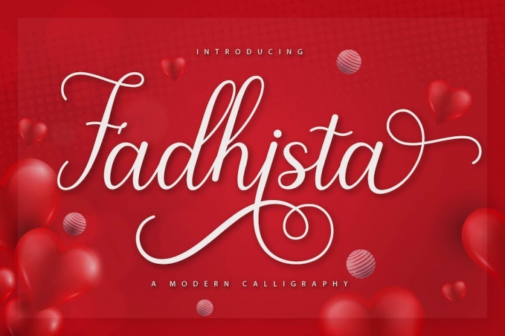 Fadhista - Calligraphy Font Font Download