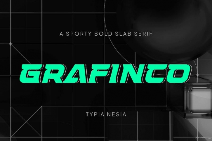 Grafinco - Sporty Italic Expanded Bold Sans Serif Font Download