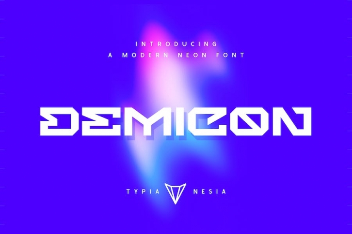 Demicon - Techno Futuristic Expanded Bold Sans Font Download