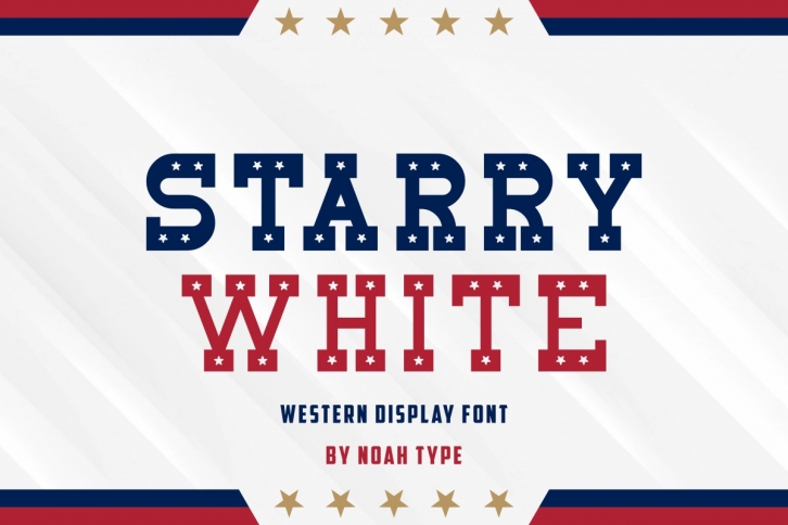 Starry White Font Download