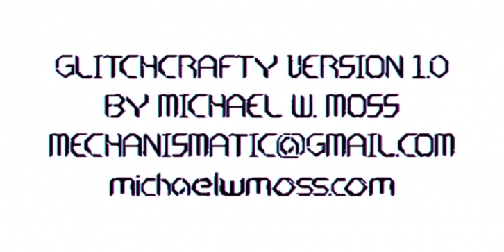 Glitchcrafty Font Download