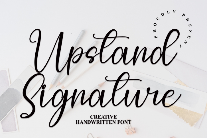 Upstand Signature Font Download