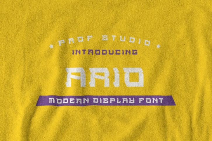 Ario - Modern Display Typeface Font Download