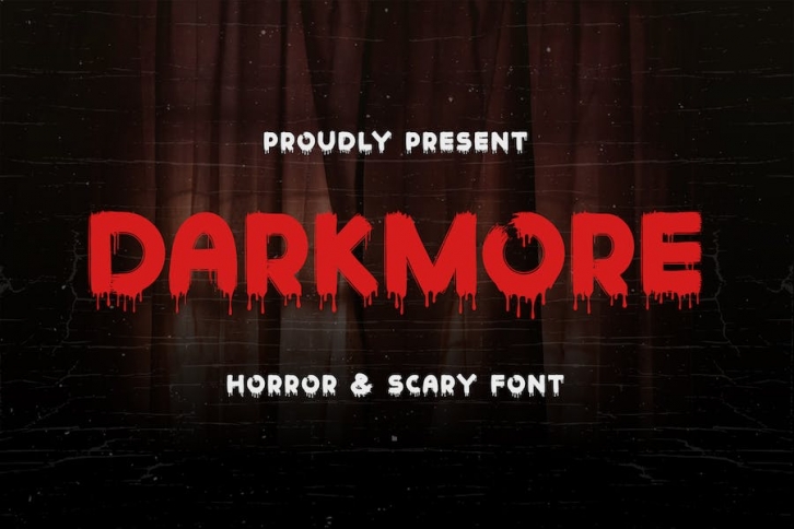 Darkmore - Horror and Scary Font Font Download