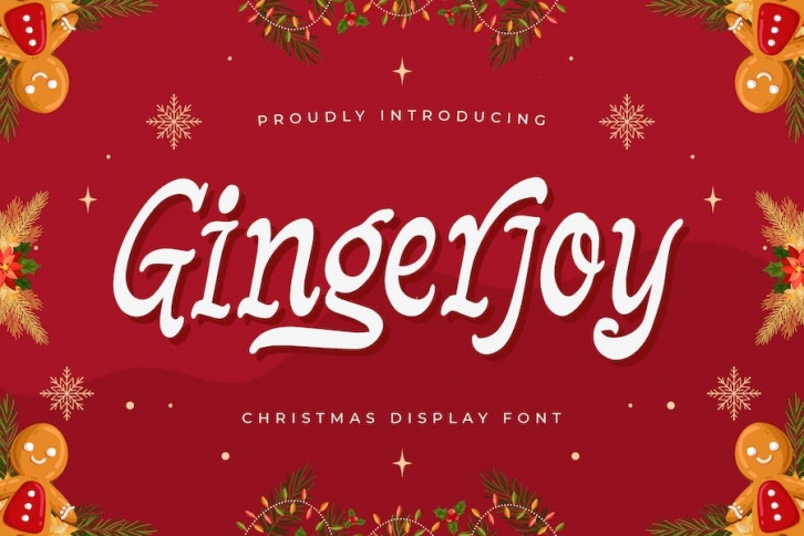 Gingerjoy - Christmas Display Font Font Download