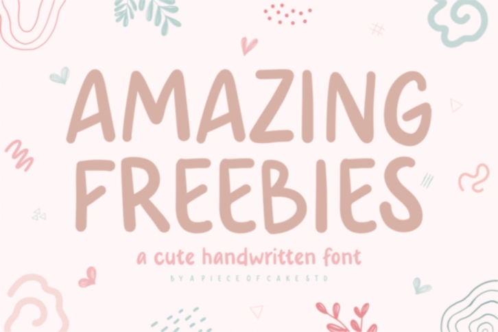 Amazing Freebies - A Cute Handwritten Font Font Download