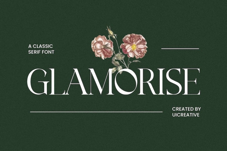 GLAMORISE Classic Serif Font Font Download