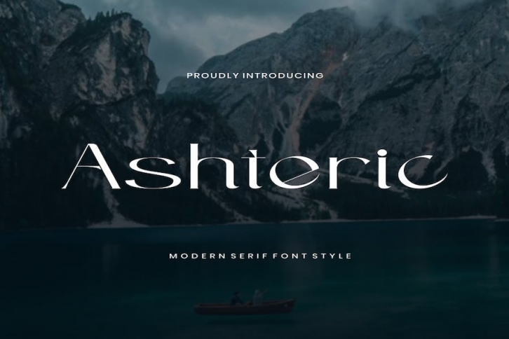 Ashteric - Modern Serif Font Font Download