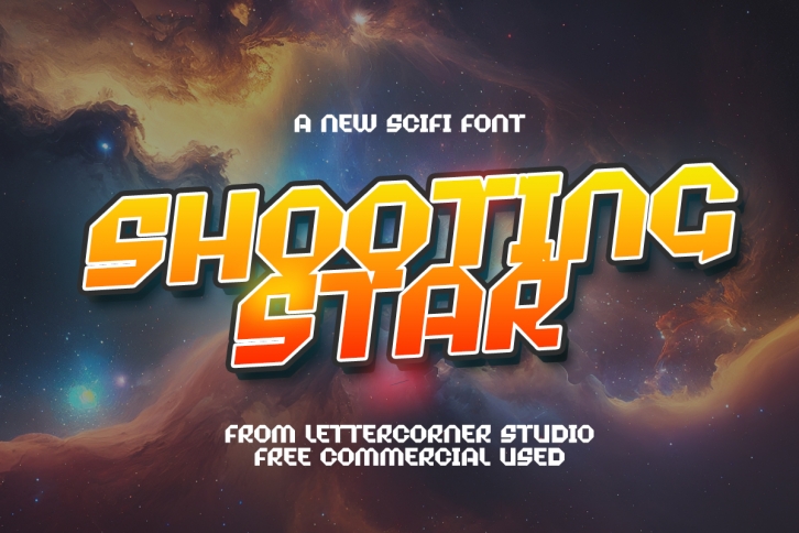 Shooting Star Font Download