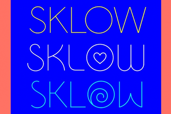 Sklow Font Download