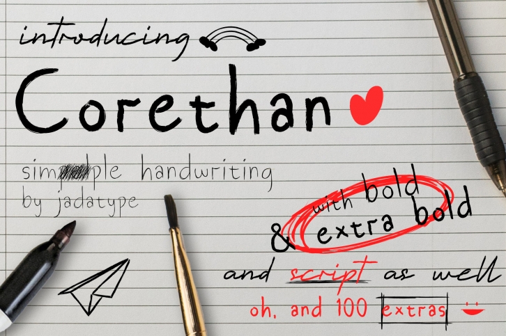 Corethan Extras Font Download