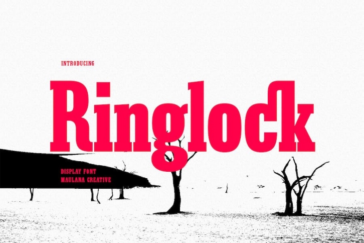 Ringlock Slab Serif Font Font Download