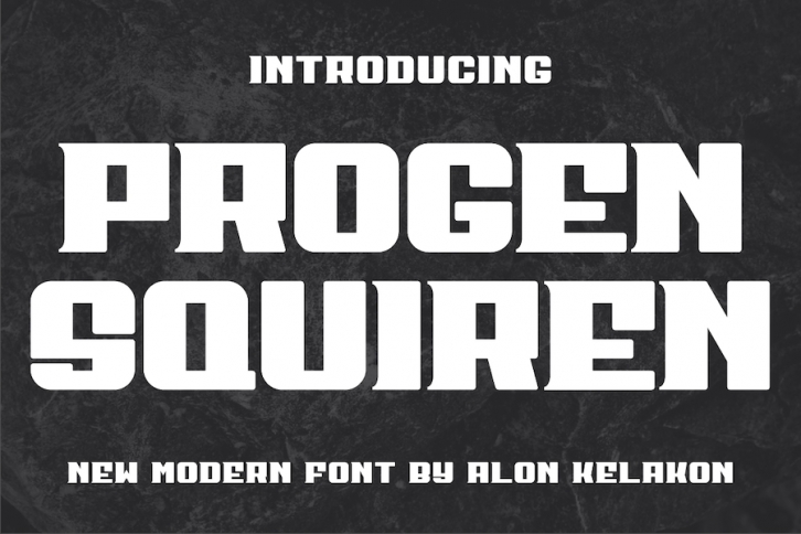 Progen Squiren Font Download