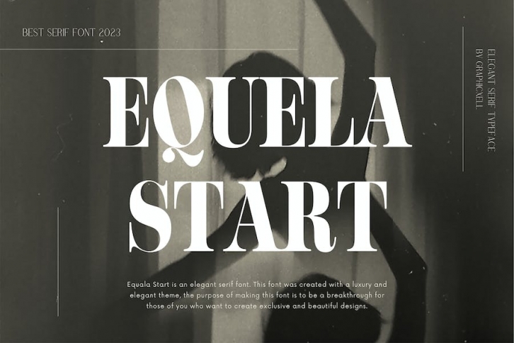 Equela Start Elegant Serif Font Font Download