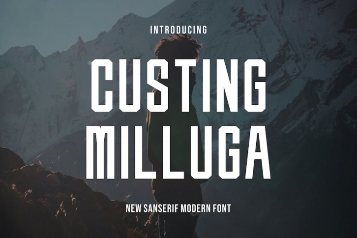 CustingMilluga - Modern Font Font Download