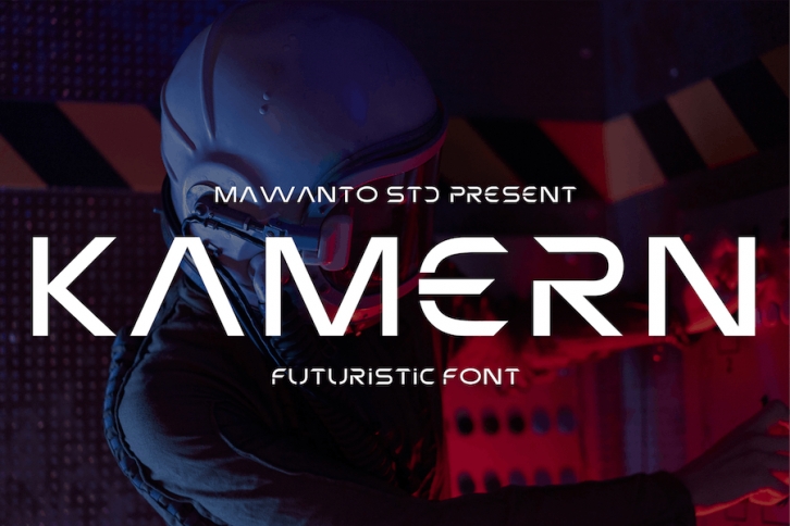 KAMERN - FUTURISTIC FONT Font Download