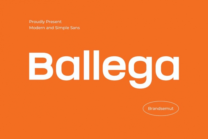 Ballega – Modern Sans Serif Font Download