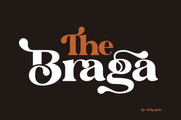 Braga Ligature Serif Font Download