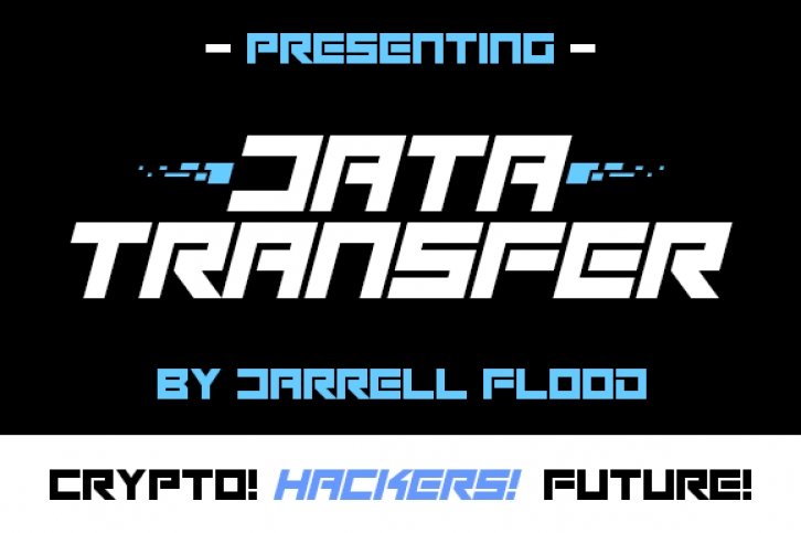 Data Transfer Font Download