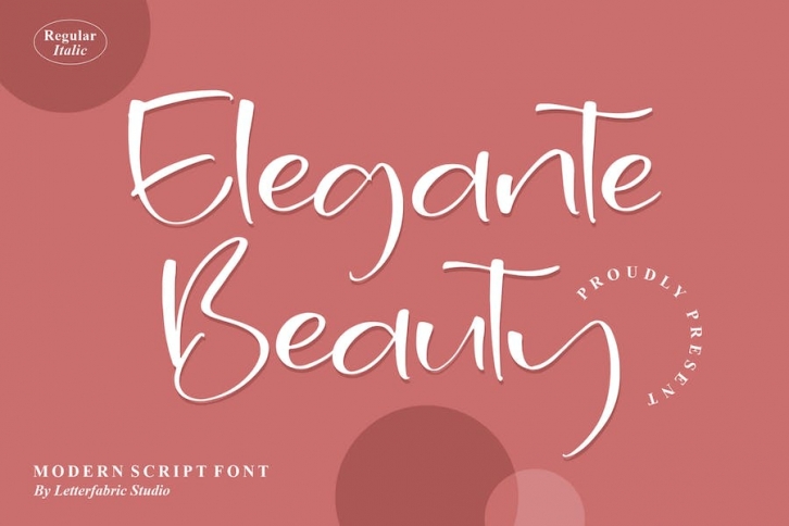 Elegante Beauty Modern Script Font Font Download