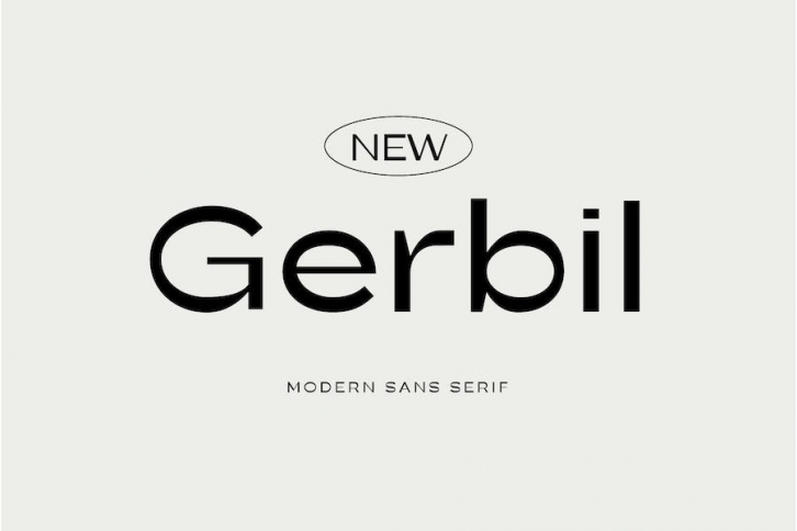 New Gerbil Modern Sans Font Download