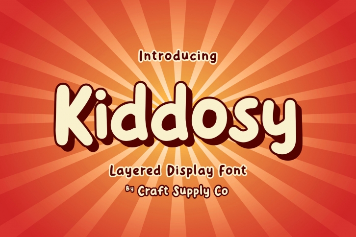 Kiddosy Layered Font Download