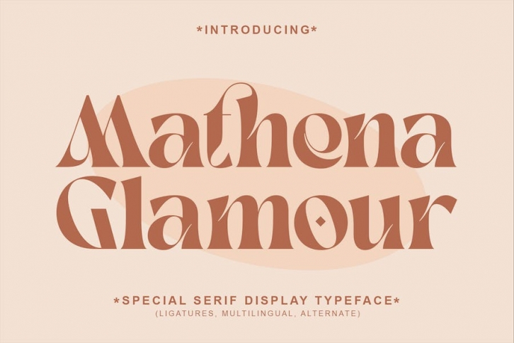 Mathena Glamour Font Download