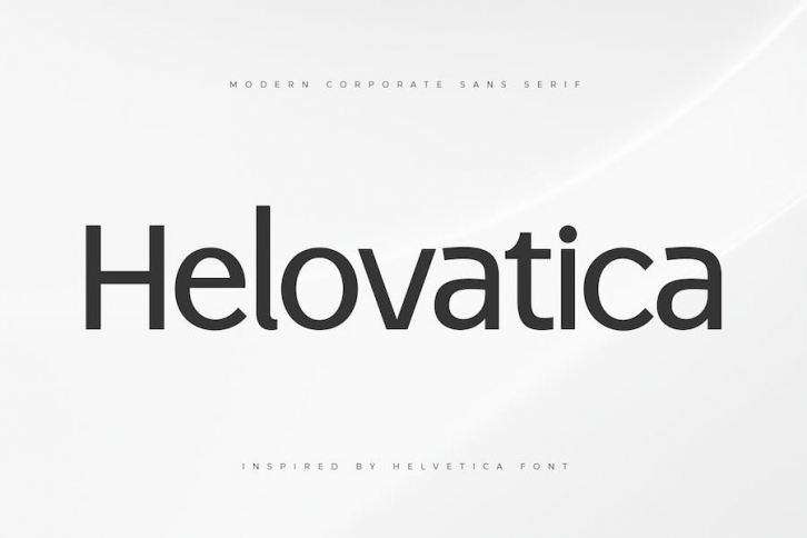 Helovatica - Modern Corporate Sans Serif Font Download