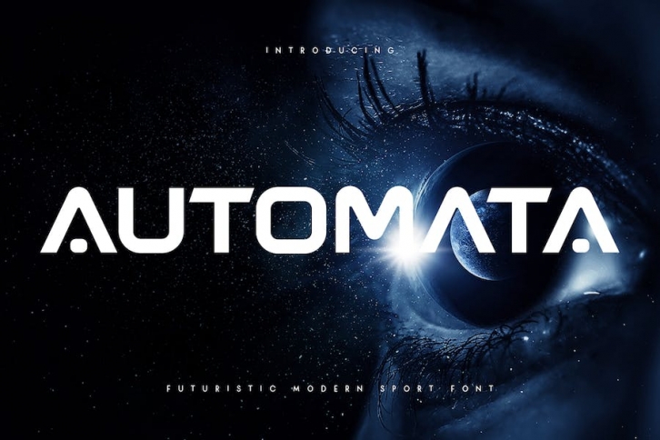 Automata - Futuristic Modern Sport Font Font Download